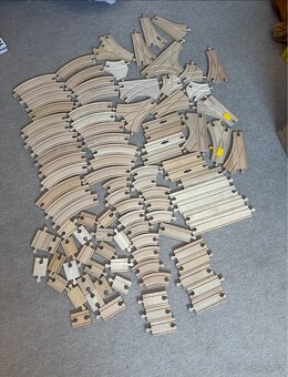 Sety dřevěné - vláčkodráhy/koleje mašinky - 10