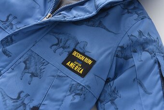 Nová dětská zimní bunda parka, vel.128 - 10