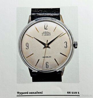 Československé mechanické vintage retro hodinky PRIM Elegant - 10