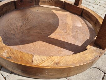 Oválný retro stolek - 10