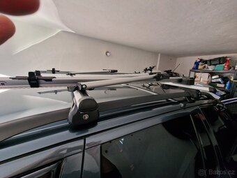 Střešní příčníky + 2× nosič kol HAKR – možnost komplet nebo - 10