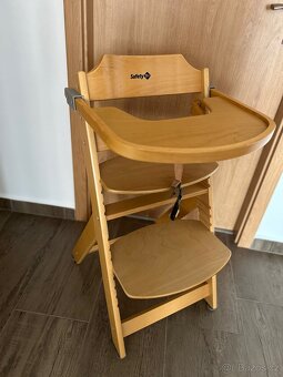 Rostoucí židlička, přírodní buk - 10