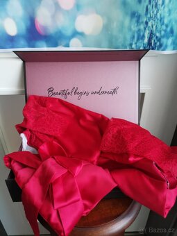 Kimono Satin Rood  Hunkemoller nový župan županek - 10