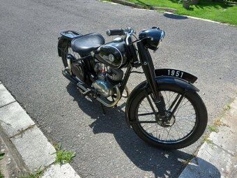 ČZ 150 C, rok výroby 1951, krásná, plně funkční - 10