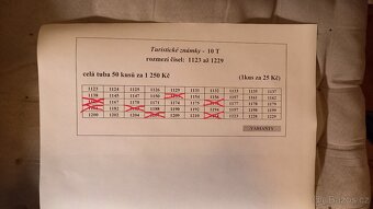 Turistické známky č. 1 - 2635 AKTUALIZACE 31.3.25 - 10