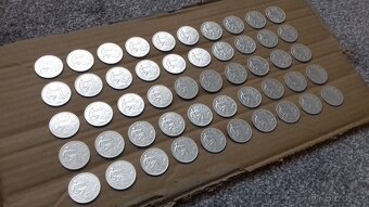 Stříbrné ČSR koruny 50x 10 Kčs a 8x 20 Kčs Ag 700/1000 - 10