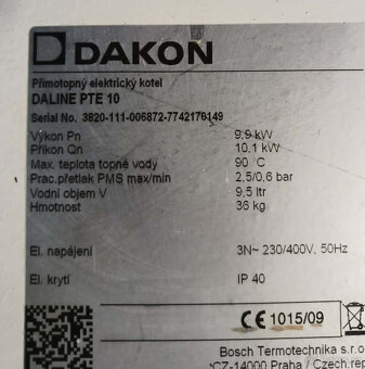 ELEKTRICKÝ BOJLER DRAŽICE OKCEV 180 - 180L - 10