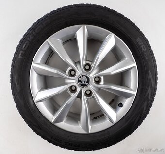 Škoda Octavia - Originání 16" alu kola - Zimní pneu - 10