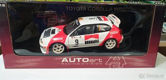 Toyota corolla wrc 1:18 Autoart rarita rally Loix - 10