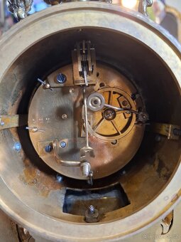 Francouzské bronzové hodiny - 10