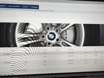 Alu kola BMW 5x120r18 originální M5/M6+zimní pneumatiky 245 - 10