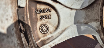 Alu kola Škoda Octavia 5x112 6,5x16 ET46 5E0 601 025 C - 10