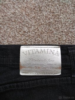 Kvalitní dámské italské rifle Vitamina Jeans, Deluxe Edition - 10