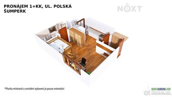 Pronájem byt 1+kk, 34㎡ - 10