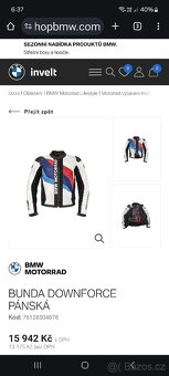 Prodám bundu BMW Downforce 3x na sobě takže nova - 10