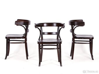 4x prvorepubliková křesílka, židle THONET - 10
