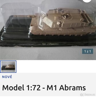 Modely tanků a jiné vojenské techniky 1/72 - 10