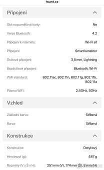 Apple iPad 10,2" 64GB Wi-Fi stříbrný (2021) - 10