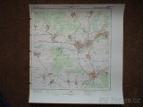 Vojenská profesionální tajná mapa ČSLA Nýřany 1:25 Prachárna - 10