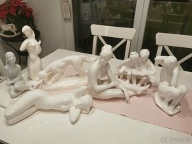 Staré porcelánové sošky Jihokera a iné - 10