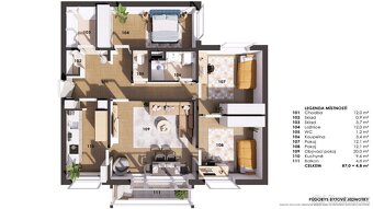 Prodej bytu 4+1 93 m², Brno - Bohunice, ev.č. 00001 - 10