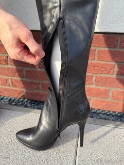 Kožené kozačky Classico&Bellezza - nenošené - vel. 39 - 10