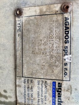 Přívěs Agados handy 20 s plachtou - 10