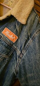RALPH LAUREN RIFLOVÁ BUNDA S KOŽÍŠKEM - 10