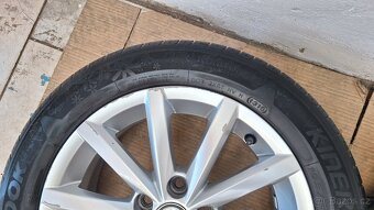 Alu kola VW 15" 5x100 letní pneu 185/60 R15 5+mm Polo - 10