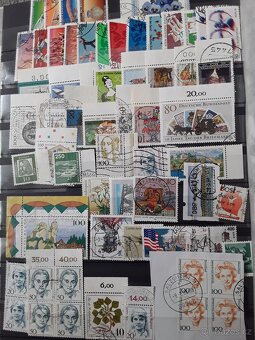 Spec.sbírka známek Německa po 1945 -okraje,bloky,pásky... - 10