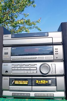 HiFi věž AIWA CX-ZR300EZ s original D.O. a 2 reprobednami - 10