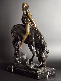 Fritz Richter-Elsner ~1910-1920 - Bronzová socha - Signed & - 10