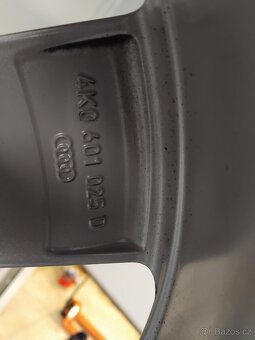 Prodám kompletní originální AL zimní kola Audi A6 4K0601025D - 10
