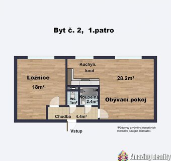 Prodej zděného bytu s plechovou garáží, v obci Mileč - 10