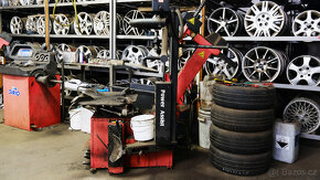 Na prodej zavedený pneuservis v Třebíči(310 m2),ul.Žďárského - 10