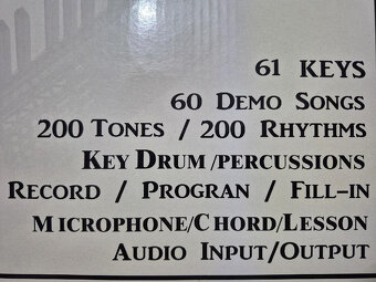 Největší nové led piano/klávesy/keyboard+USB+MP3,61 kláves - 10