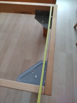 Postel masivní buková 200 x 90 cm + rošt Matraflex - 10