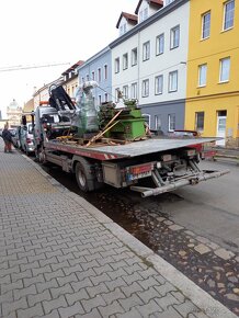 Autodoprava s hydraulickou rukou, písek, štěrk, beton - 10
