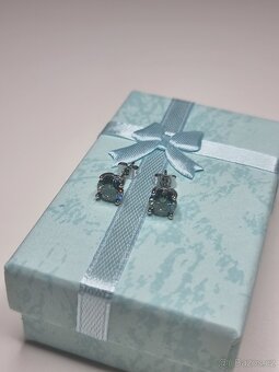 Naušnice s diamantem ( moissanit ) - 10