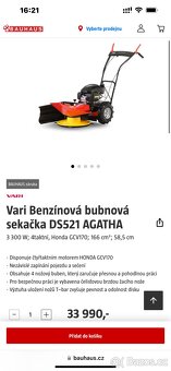 VARI AGATHA BUBNOVÁ SEKAČKA HONDA MOTOR GCV 170 - 10