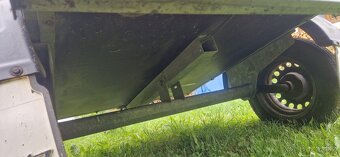 Přívěsný vozík, kára s plachtou - nová STK - 10