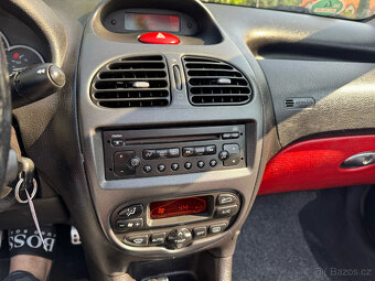 Peugeot 206 1.6 Benzín – TOP STAV, černý, kůže, STK 2027 - 10