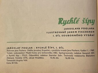 Rychlé šípy, souborné vydání I., (1969), Foglar, Fischer - 10