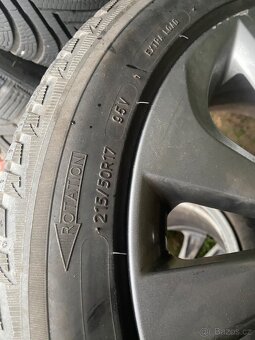 Alu kola 17” 5x114,3 Toyota a zimní pneu 215/50/R17 - 10