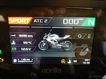 Aprilia Tuono 457, r.v.8/2025,1.majitel. nové v ČR, 2.403 km - 10