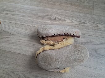 Retro dětské botičky, dřeváky - 10