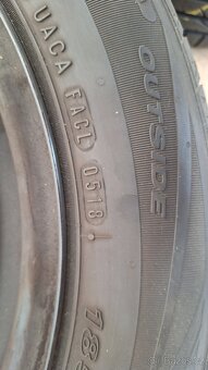 Sada disků Škoda 15" 5x100 letní pneu 185/60 R15 5-7mm Fabi - 10