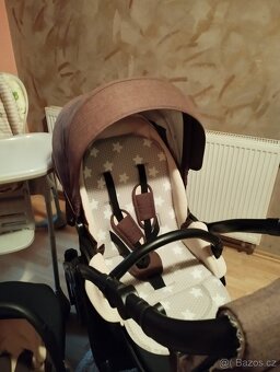 Trojkombinace NOORDI Fjordi+jídelní židliřka+ kojící polštář - 10