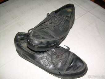 dámské kozačky kožené vel.38 černé a hnědé - 10