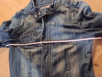 Bunda džínová sleva 50 % bunda Kenvelo vel. M - 10